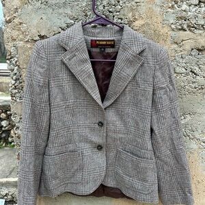Vintage women’s wool riding coat tweed blazer